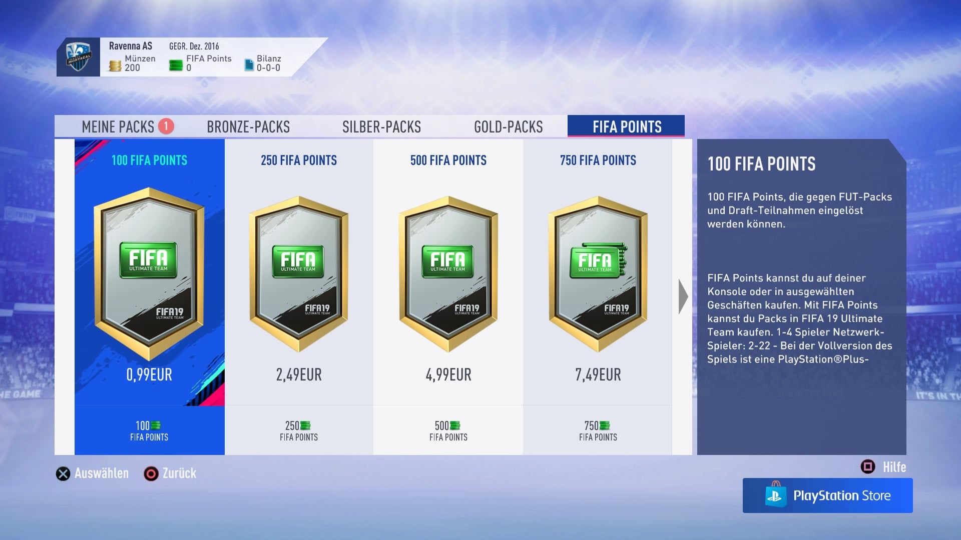 Fifa 19 Points Auf Fifa 20 übertragen www.eurogamer.de